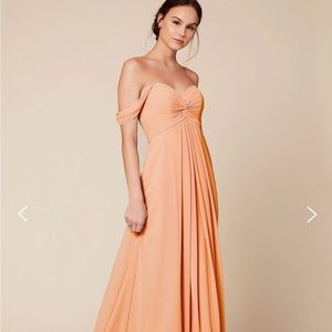Dear Cleo Bridesmaid dress. Style: Harper, Color: Mango, Size: 10. Worn once.